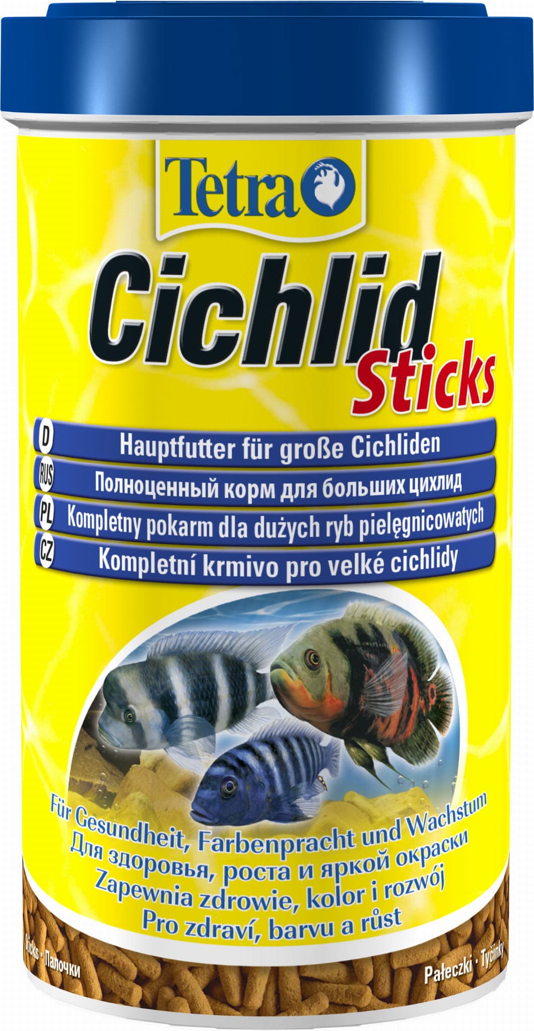 TETRA Cichlid Sticks 500 ml – Futtersticks für Buntbarsche